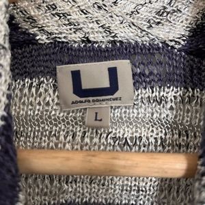 Beautiful Adolfo Dominguez cardigan. Grey and blue. High quality, never used.